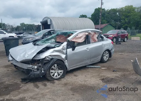 2012 Honda Civic Lx z USA, uszkodzony, nr VIN 19XFB2F50CE342515